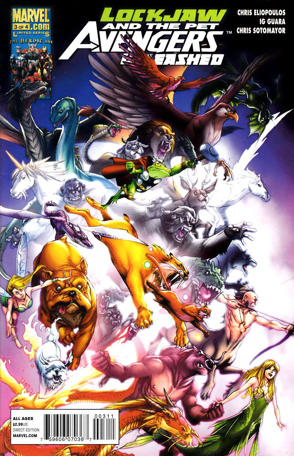 Uitgraving Zonder Plak opnieuw Lockjaw and the Pet Avengers Unleashed #3 Near Mint (9.4) [Marvel Comic] –  Dreamlandcomics.com Online Store
