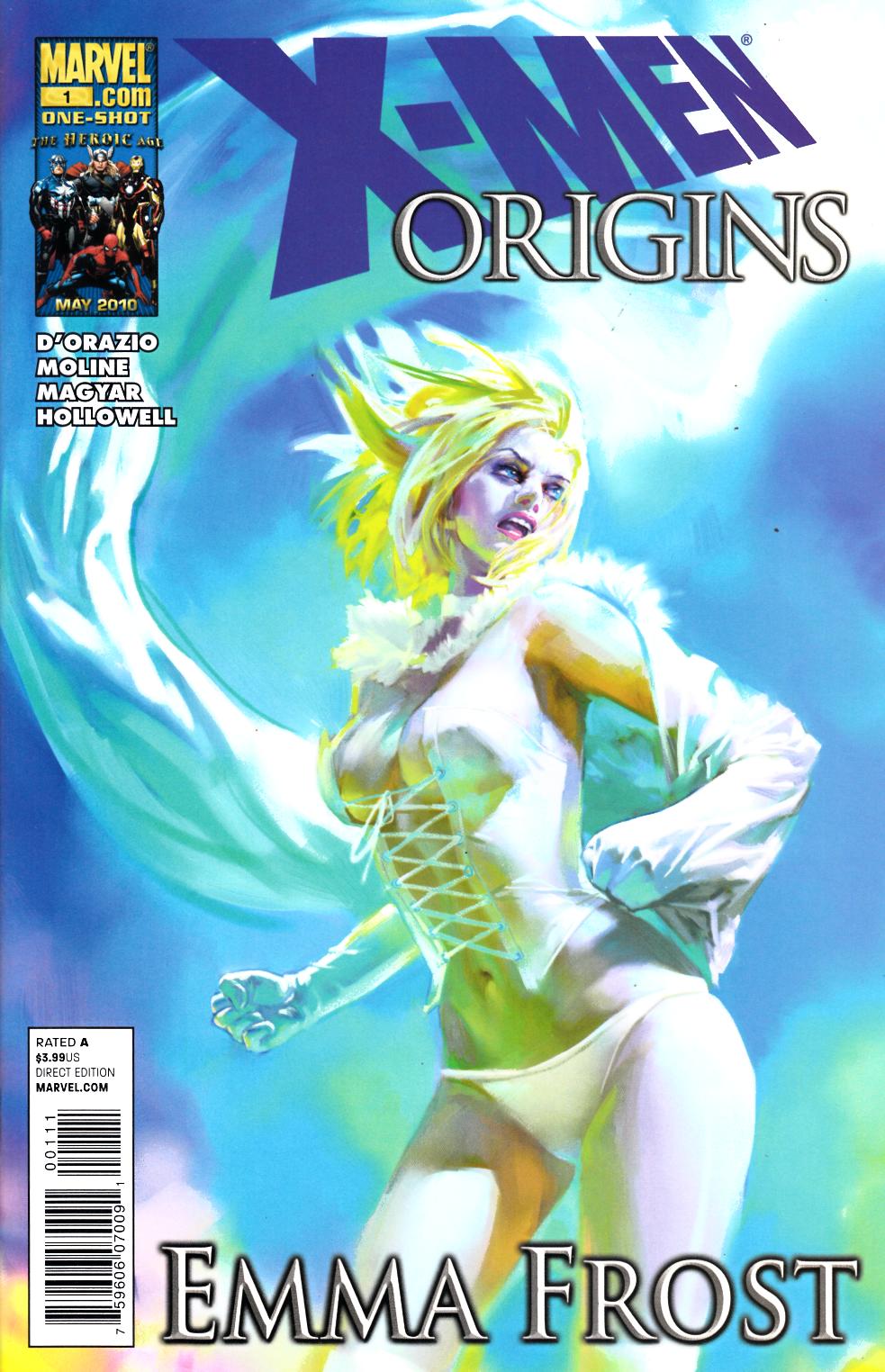 X-Men Origins Emma Frost #1 Near Mint (9.4) [Marvel Comic]