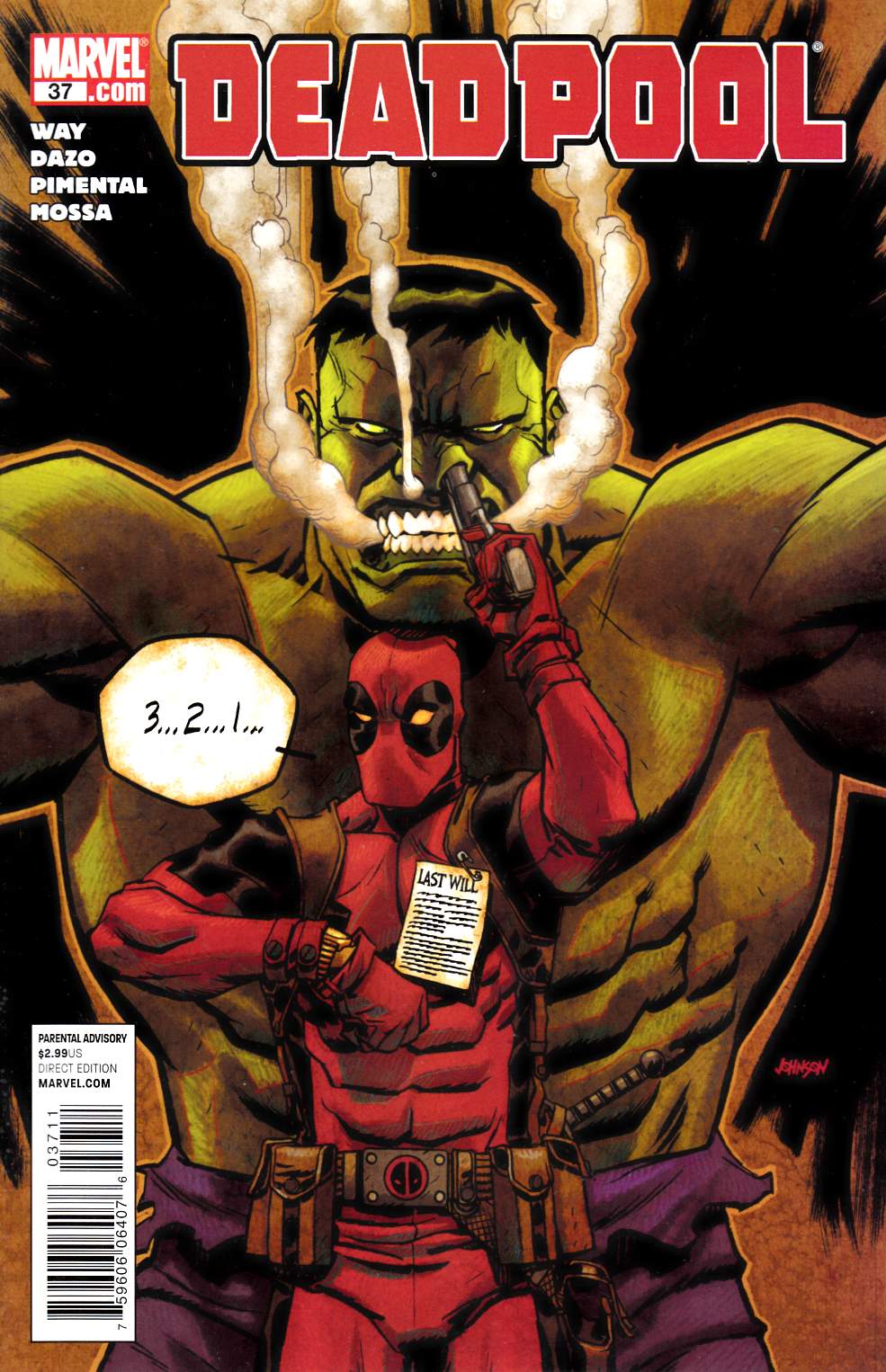 Deadpool #37 Very Fine Plus (8.5) [Marvel Comic]