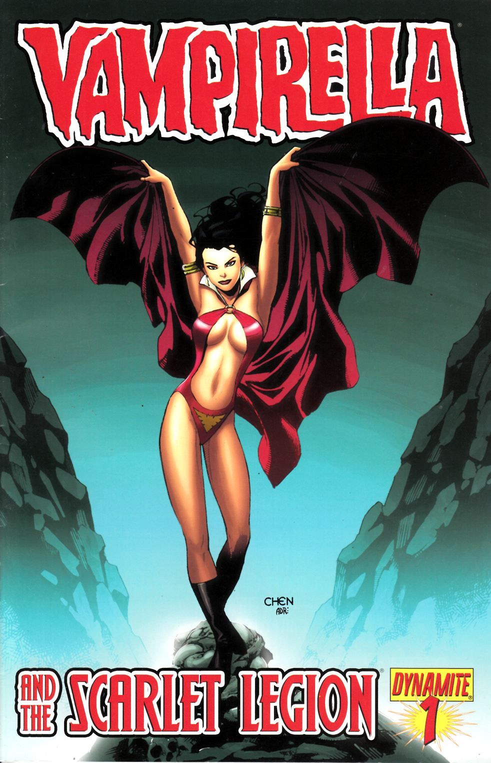 Vampirella and the Scarlet Legion #1 Chen Cover Fine (6.0) [Dynamite Comic] LARGE