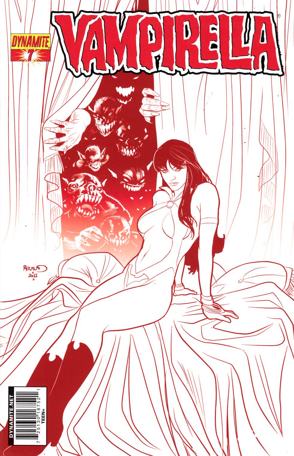 Vampirella #7 Renaud Red Incentive Cover Very Fine (8.0) [Dynamite Comic] LARGE