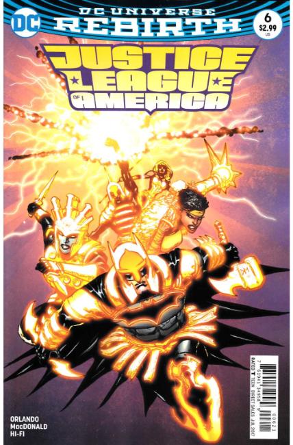 Justice League of America #6 Mahnke Variant Cover [DC Comic] THUMBNAIL
