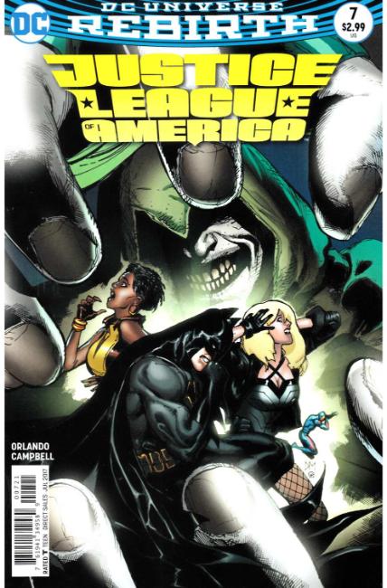 Justice League of America #7 Mahnke Variant Cover [DC Comic] LARGE