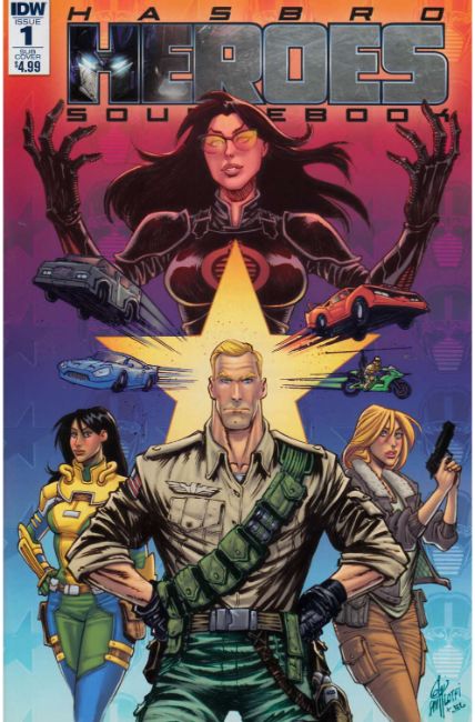 Hasbro Heroes Sourcebook #1 Subscription Cover [IDW Comic] LARGE
