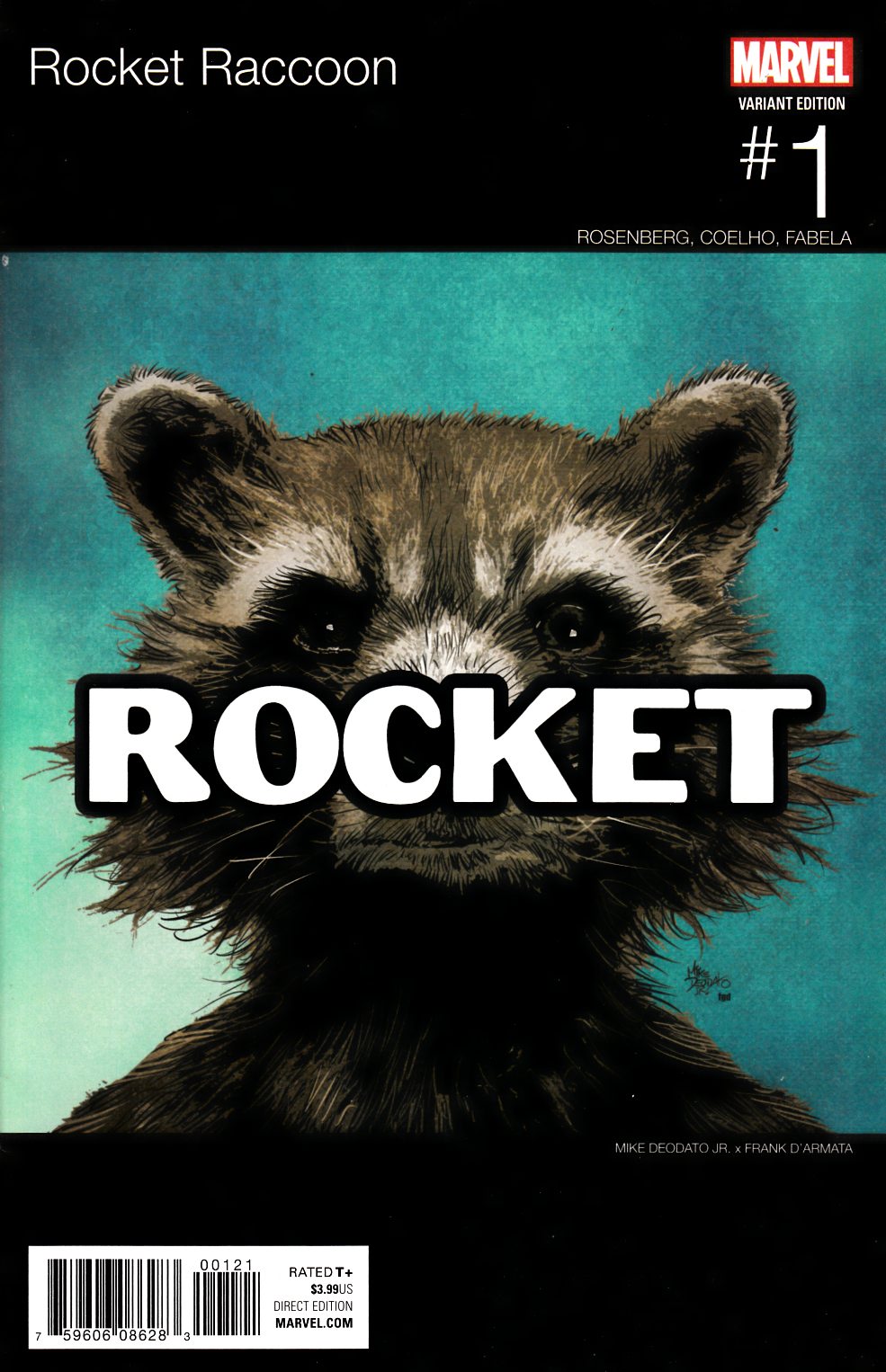 Rocket Raccoon #1 Deodato Hip Hop Variant Cover Near Mint Minus (9.2) [Marvel Comic] LARGE