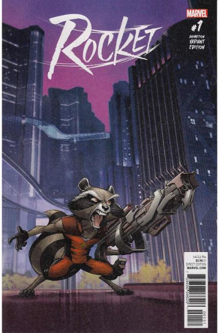 Rocket #1 Animation Variant Cover [Marvel Comic] LARGE