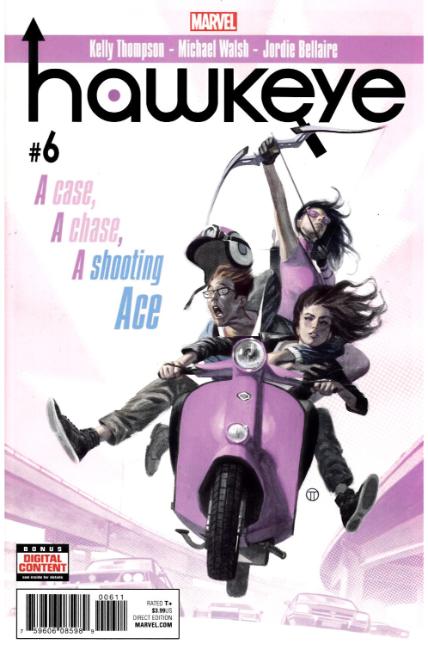 Hawkeye #6 Near Mint (9.4) [Marvel Comic] LARGE