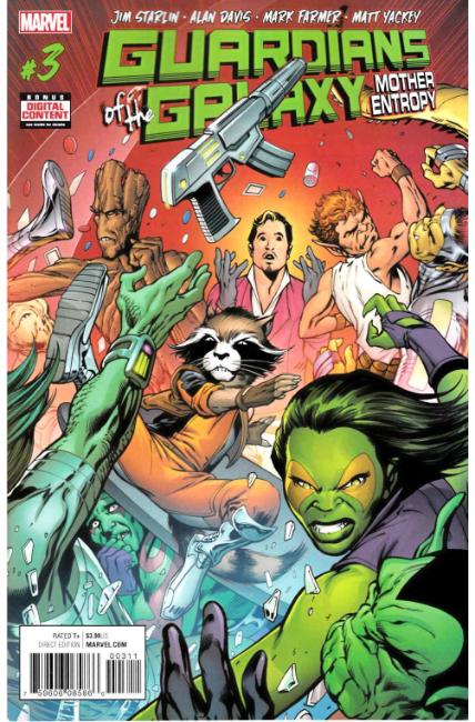Guardians of the Galaxy Mother Entropy #3 [Marvel Comic] LARGE