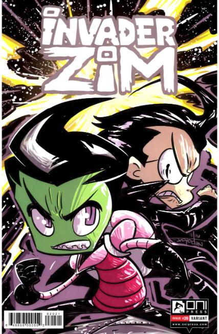 Invader Zim #20 Odin Variant Cover [Oni Press Comic] LARGE