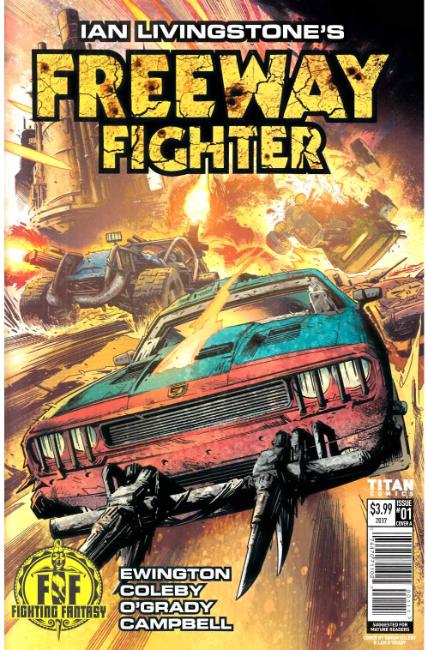 Ian Livingstones Freeway Fighter #1 Cover A [Titan Comic] THUMBNAIL