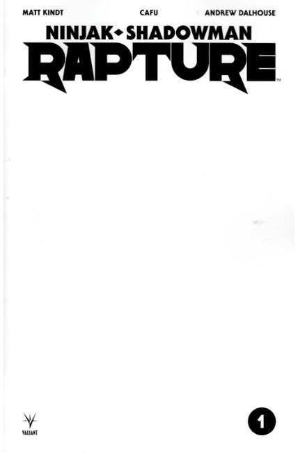 Rapture #1 Cover C- Blank [Valiant Comic] LARGE