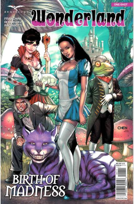GFT Wonderland Birth of Madness Cover A [Zenescope Comic] LARGE