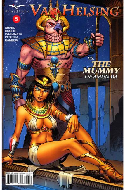 GFT Van Helsing vs the Mummy of Amun Ra #5 Cover C [Zenescope Comic] LARGE
