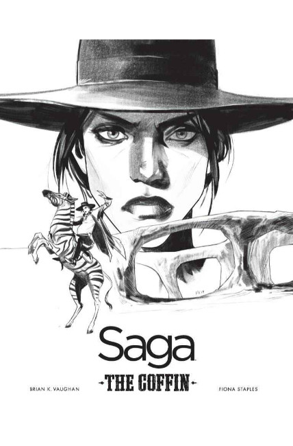 Saga #43 Incentive B&W Print [Image Comic] LARGE