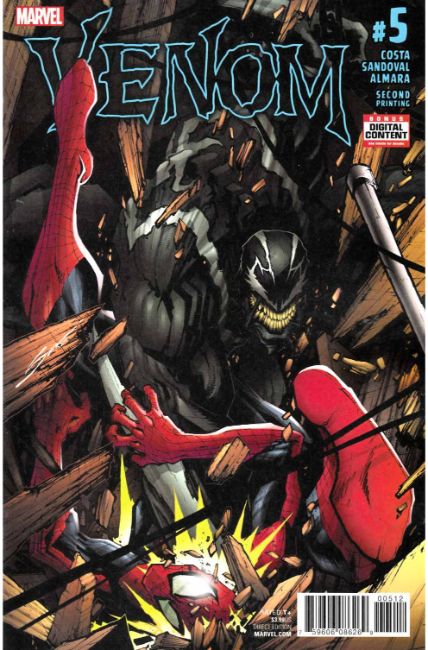 Venom #5 Second Printing [Marvel Comic] THUMBNAIL