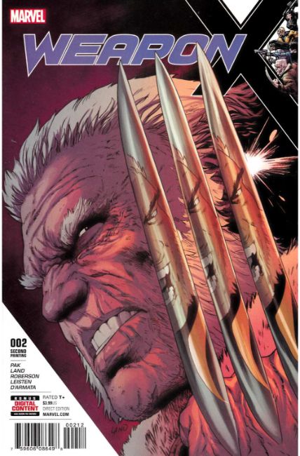 Weapon X #2 Second Printing [Marvel Comic] LARGE