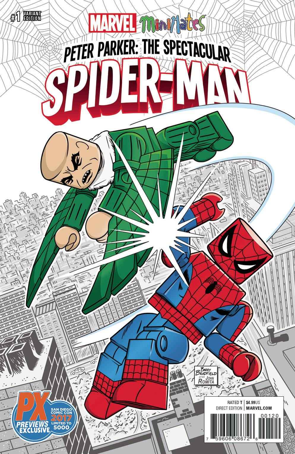 Peter Parker Spectacular Spider-Man #1 SDCC 2017 Previews Exclusive Cover [Marvel Comic] THUMBNAIL