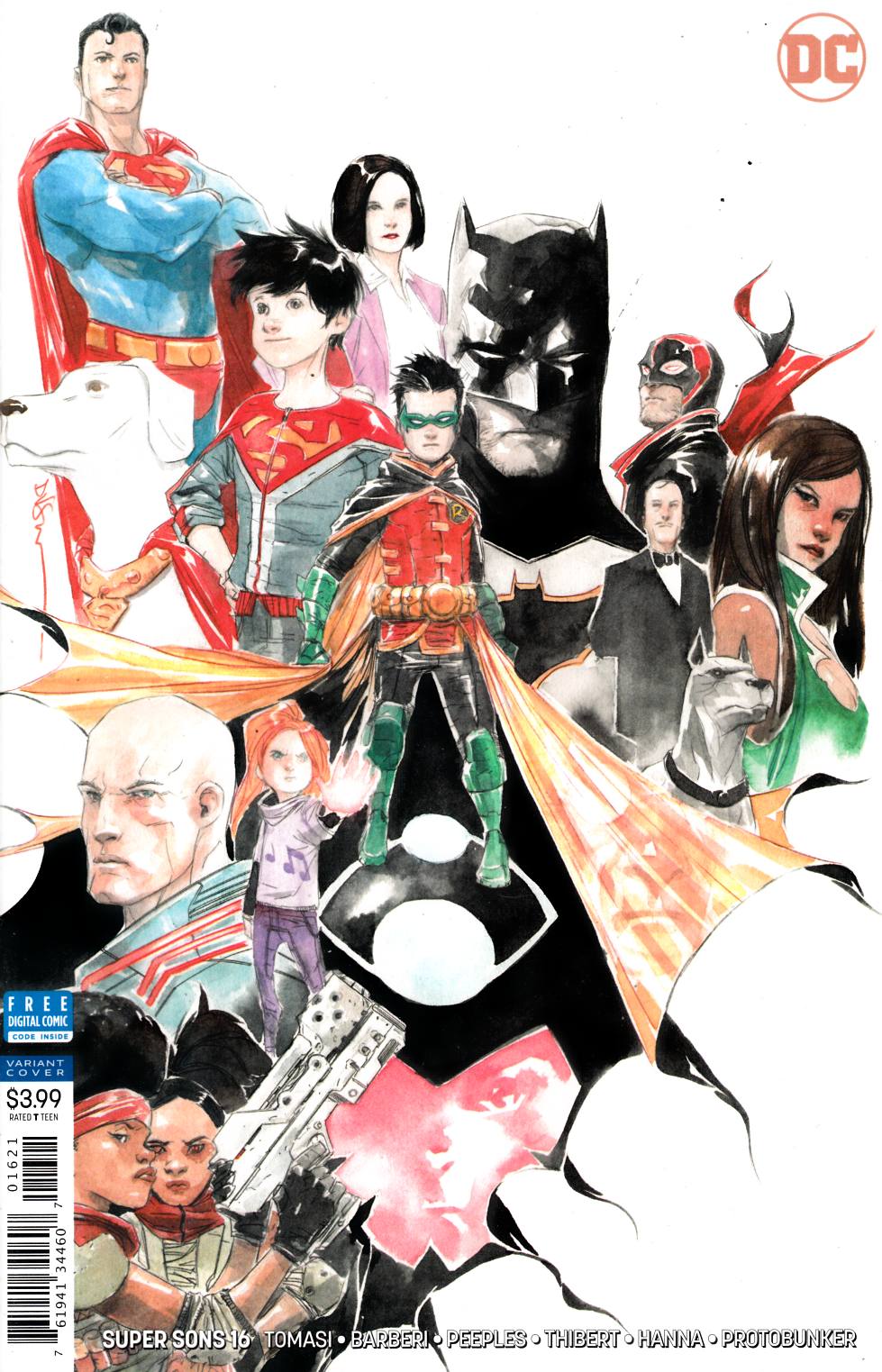 Super Sons #16 Nguyen Variant Cover Near Mint (9.4) [DC Comic] THUMBNAIL