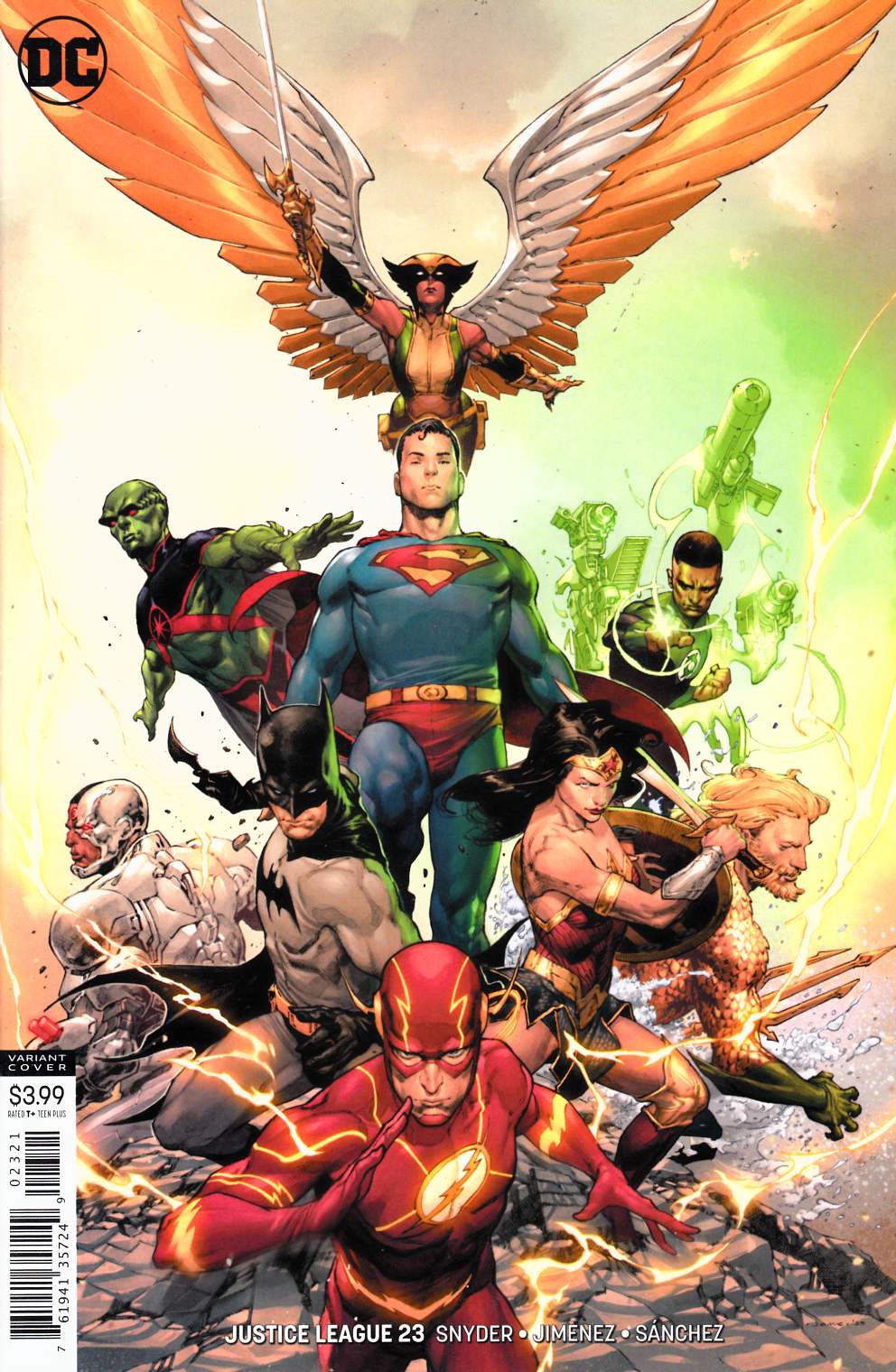 Justice League #23 Opena Variant Cover Near Mint (9.4) [DC Comic] THUMBNAIL