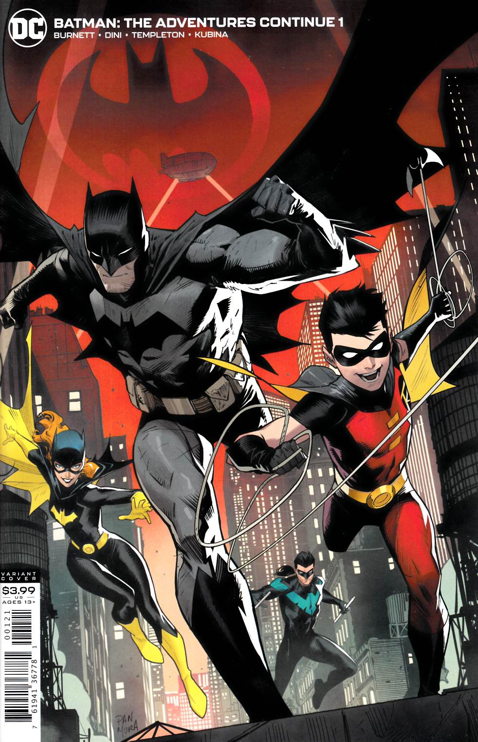 Batman the Adventures Continue #1 Mora Variant Cover Near Mint (9.4) [DC Comic] THUMBNAIL