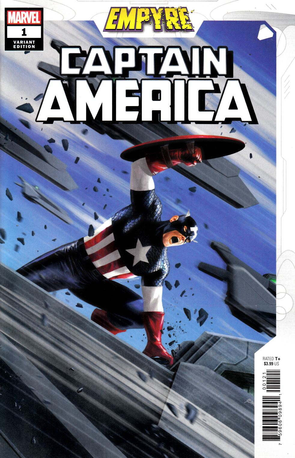 Empyre Captain America #1 Epting Variant Cover Near Mint (9.4) [Marvel Comic] LARGE