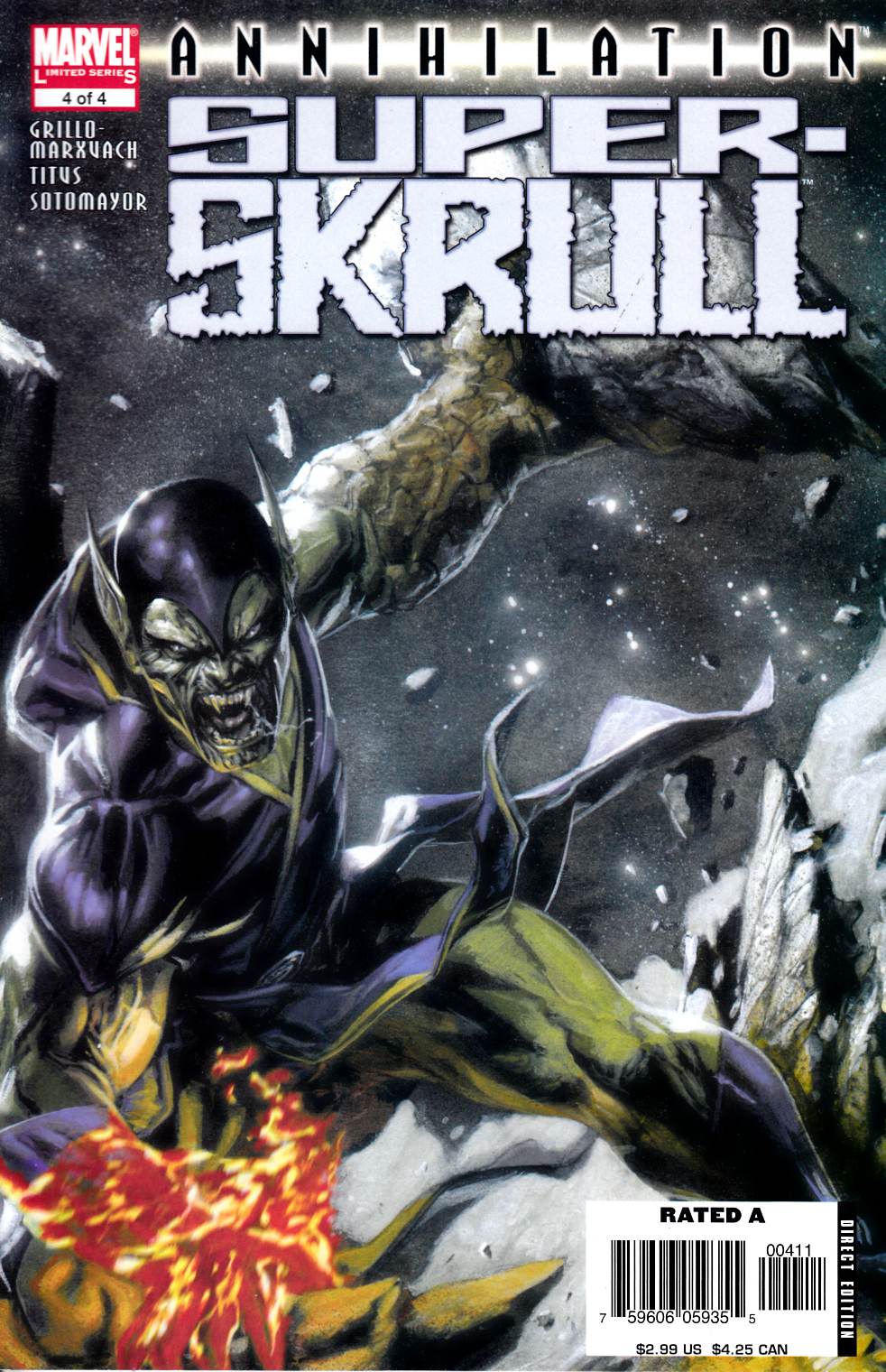 Annihilation Super Skrull #4 Very Fine (8.0) [Marvel Comic] LARGE