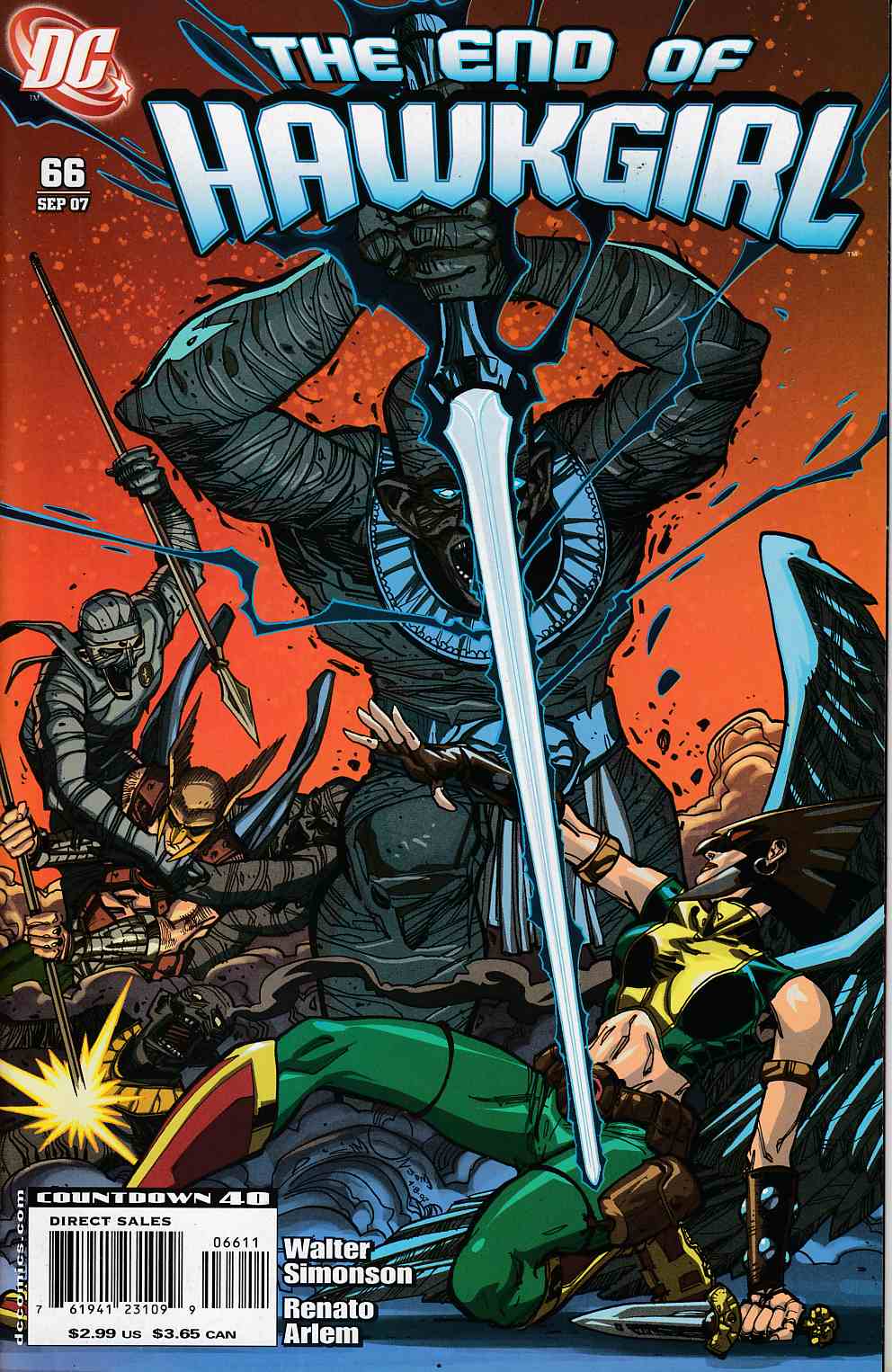 Hawkgirl #66 Very Fine (8.0) [DC Comic] LARGE