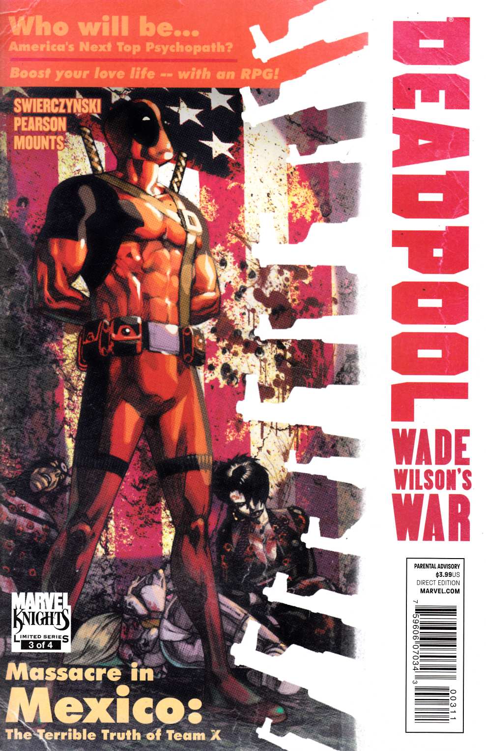 Deadpool Wade Wilsons War #3 Near Mint Minus (9.2) [Marvel Comic] THUMBNAIL