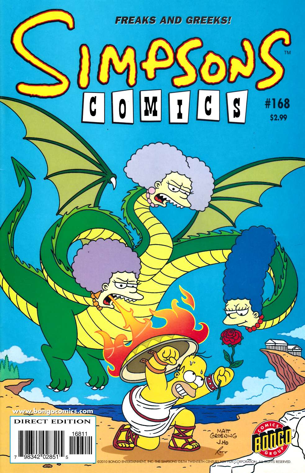Simpsons Comics #168 Fine (6.0) [Bongo Comic] LARGE
