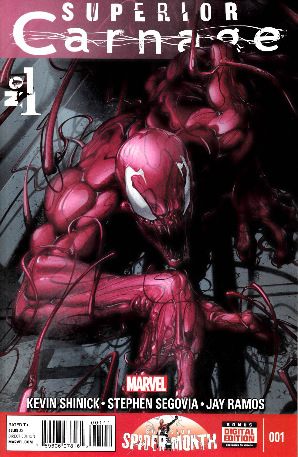 Superior Carnage #1 Near Mint (9.4) [Marvel Comic] THUMBNAIL