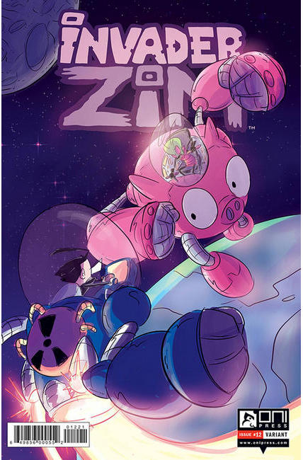 #12 Rashad Doucet VARIANT Cover INVADER ZIM 2015