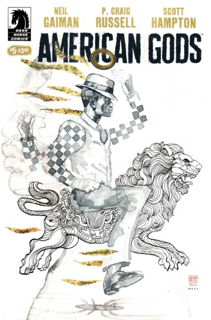 Neil Gaiman American Gods Shadows #5 Mack Variant Cover [Dark Horse Comic] THUMBNAIL