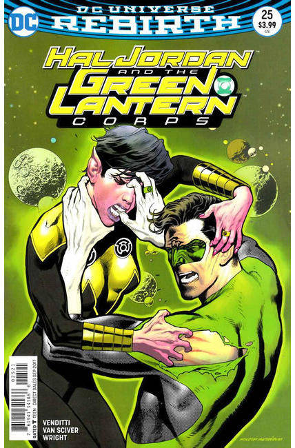 Hal Jordan and the Green Lantern Corps #25 Nowlan Variant Cover [DC Comic] LARGE