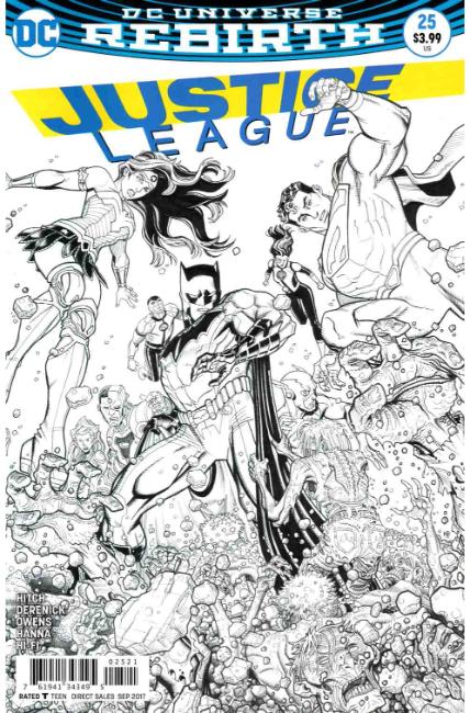 Justice League #25 Bradshaw Variant Cover [DC Comic] THUMBNAIL