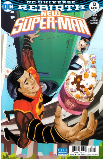 New Super Man #13 Chang Variant Cover [DC Comic] THUMBNAIL