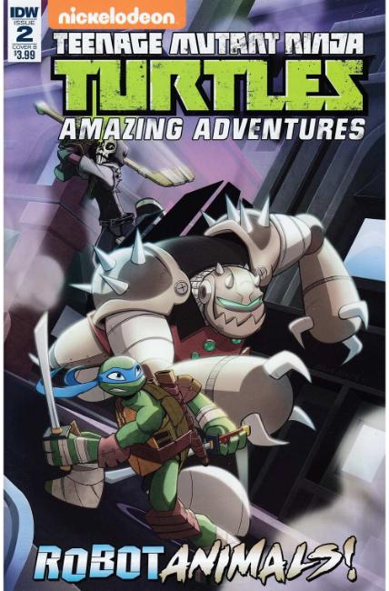 TMNT Amazing Adventures Robotanimals #2 Cover B [IDW Comic] LARGE