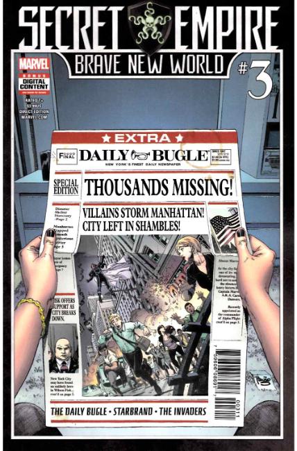 Secret Empire Brave New World #3 Near Mint (9.4) [Marvel Comic] LARGE