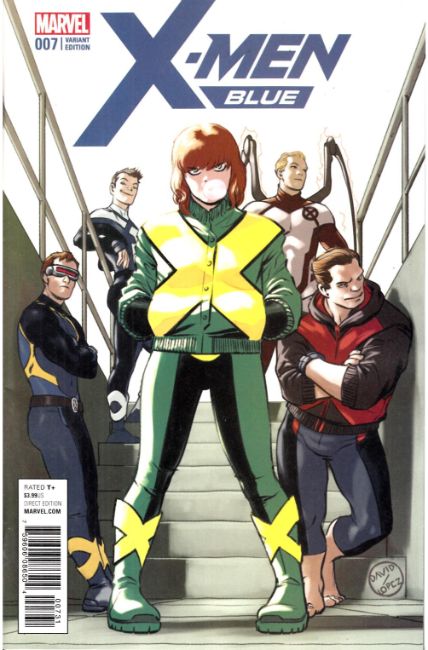 X-Men Blue #7 Lopez Variant Cover [Marvel Comic] LARGE