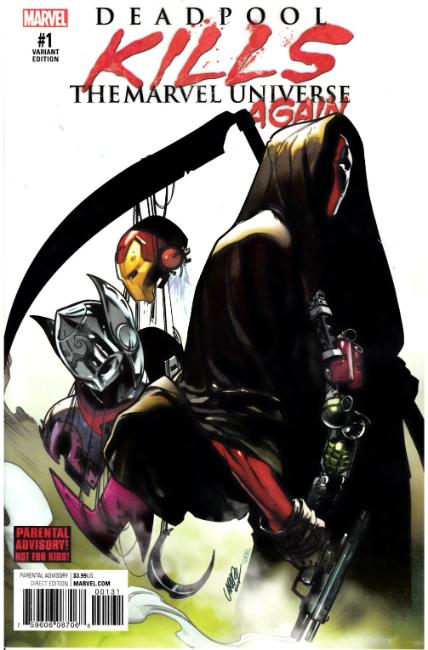 Deadpool Kills Marvel Universe Again 1 Larraz Variant Cover Marvel Comic