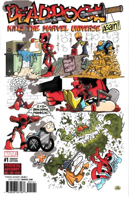 Deadpool Kills Marvel Universe Again 1 Fosgitt Variant Cover Marvel Comic