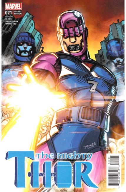 Mighty Thor #21 X-Men Card Variant Cover [Marvel Comic] THUMBNAIL