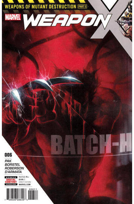 Weapon X #6 Near Mint (9.4) [Marvel Comic] LARGE
