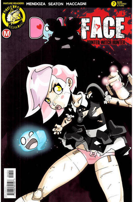 Dollface #7 Cover B- Mendoza Tattered & Torn [Danger Zone Comic] LARGE