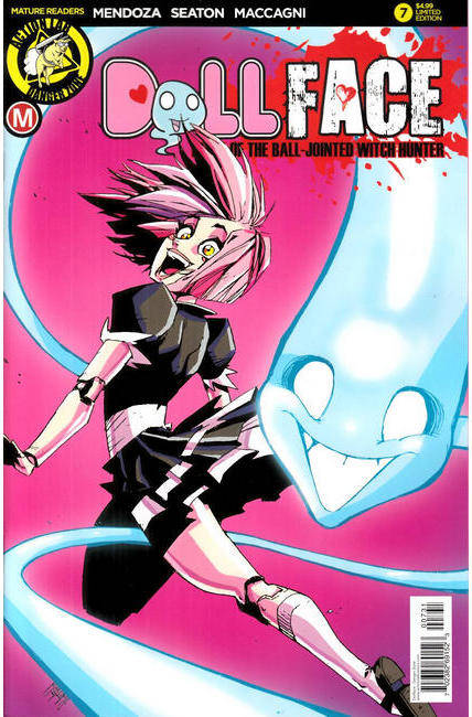 Dollface #7 Cover C- Maccagni Pin Up [Danger Zone Comic] LARGE