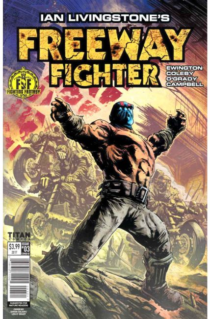 Ian Livingstones Freeway Fighter #3 Cover B [Titan Comic] THUMBNAIL