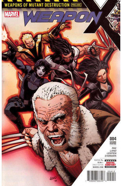 Weapon X #4 Second Printing Near Mint (9.4) [Marvel Comic] LARGE