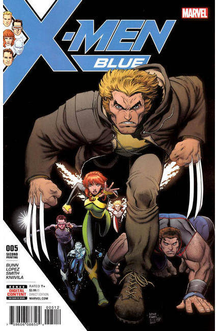 X-Men Blue #5 Second Printing [Marvel Comic] LARGE
