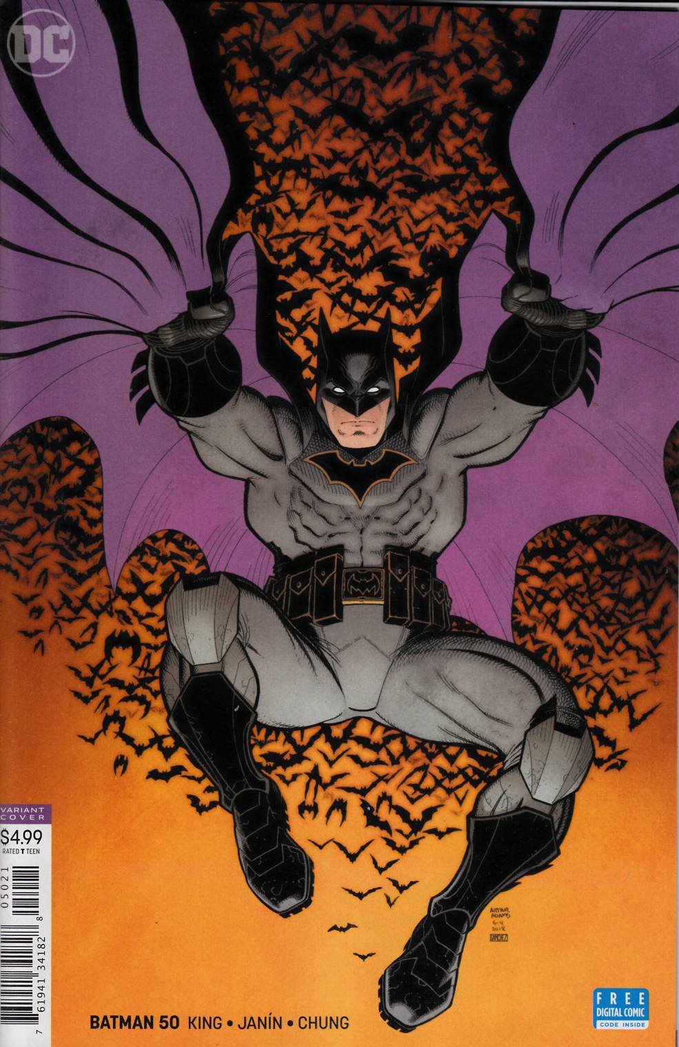 Batman #50 Adams Variant Cover Near Mint (9.4) [DC Comic] LARGE