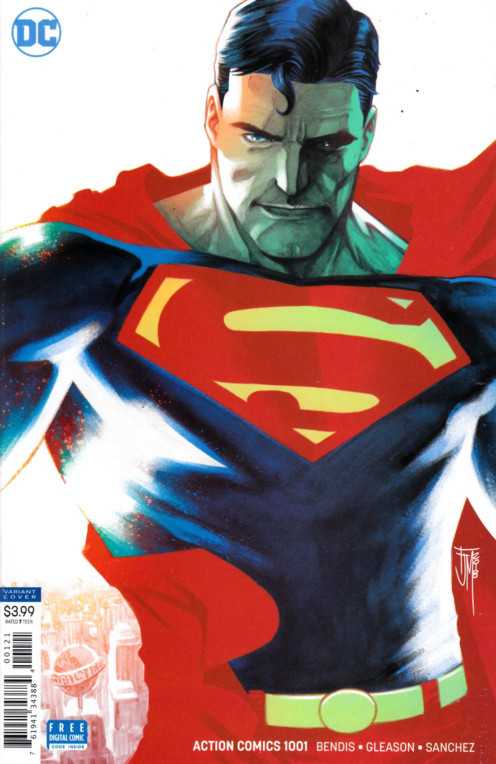 Action Comics #1001 Manapul Variant Cover Near Mint Minus (9.2) [DC Comic] LARGE