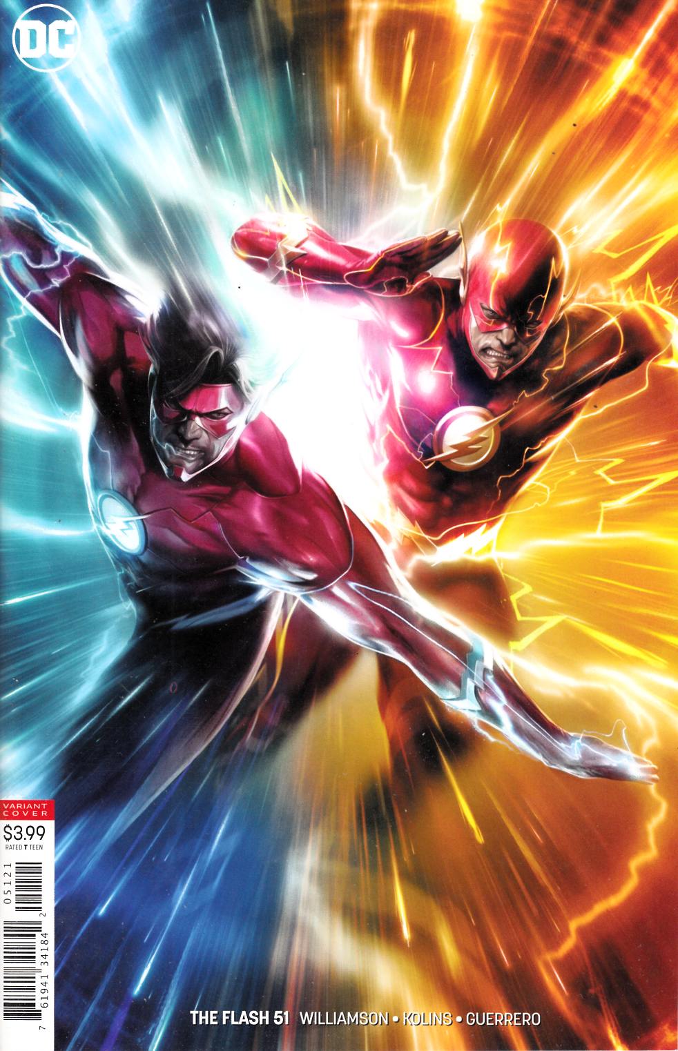 Flash #51 Mattina Variant Cover Near Mint (9.4) [DC Comic] LARGE